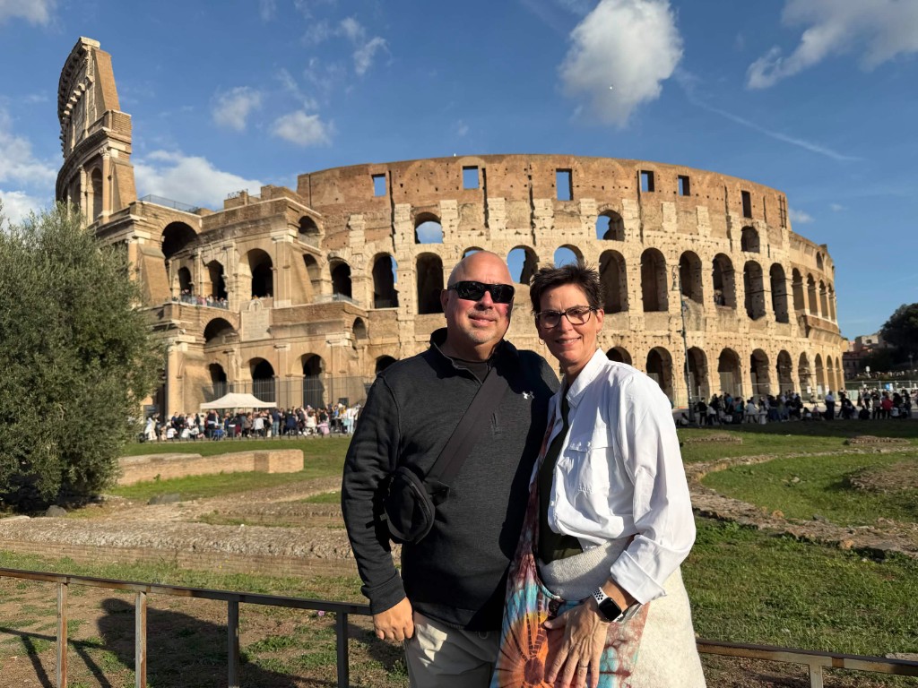 Brian Brennan at the Colosseum