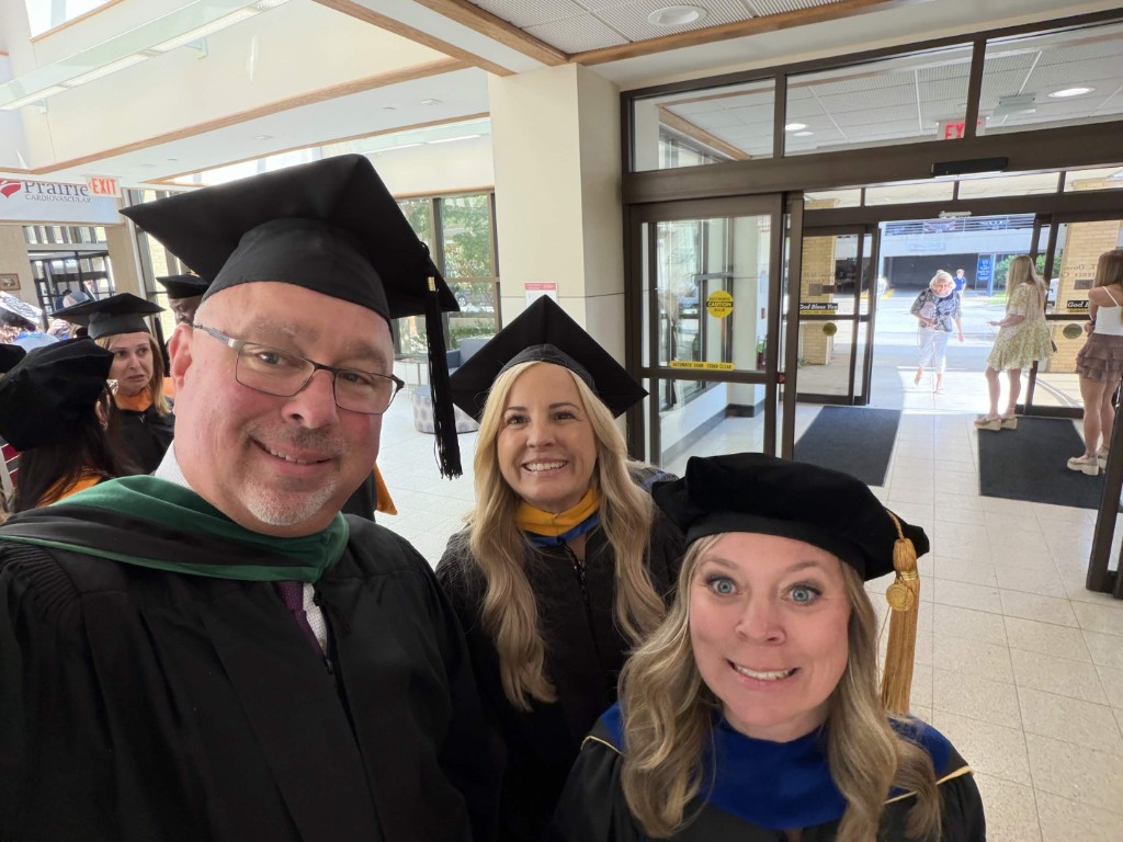 Brian Brennan at a graduation celebration