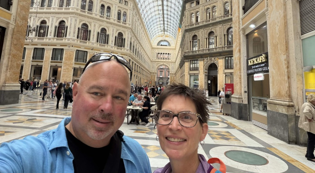 Brian Brennan traveling in Italy