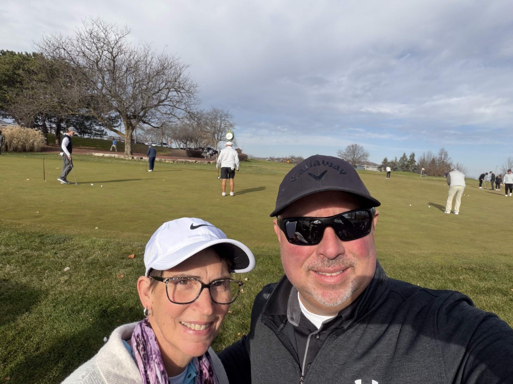 Brian Brennan at the putting green